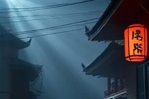 《零点电台》深夜档的录音间画面